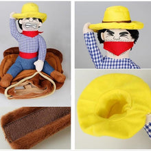 Load image into Gallery viewer, Pet Clothing - Pet Cowboy Horse Riding Clothes Dog Costume Novelty Funny Party