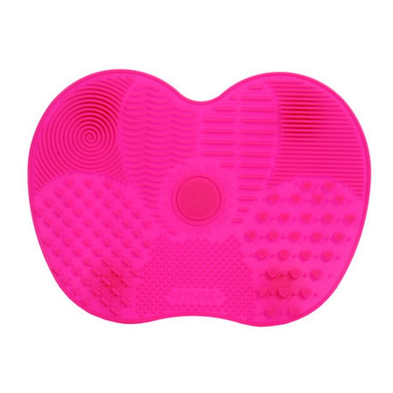 Cosmetic brush Silica gel cleaning pad