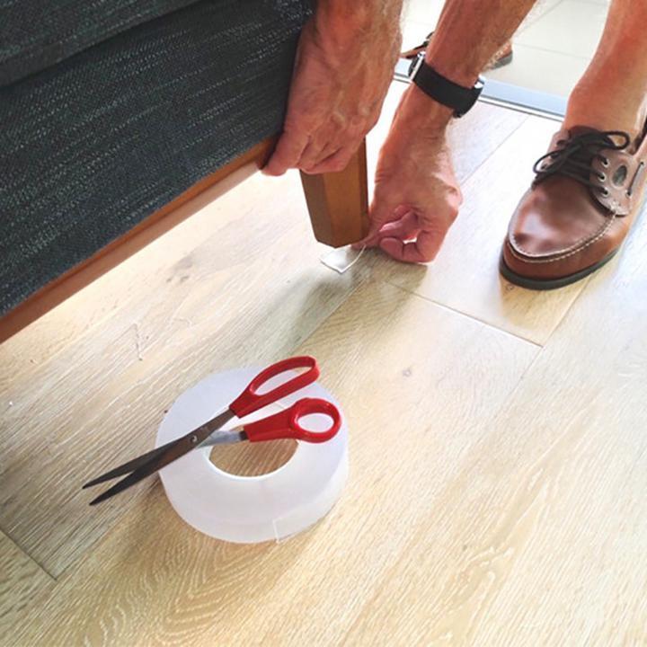 Double sided Multi-Functional Nano-Adhesive Residue-Free Transparent Super-Adhesive Tape Roll
