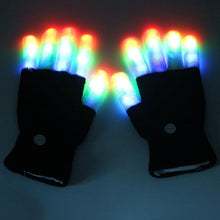 Load image into Gallery viewer, LED Glow Gloves Rave Light Flashing Finger ( 1 Pair )