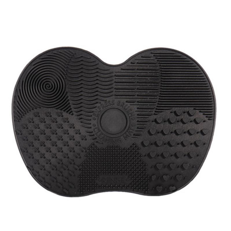 Cosmetic brush Silica gel cleaning pad