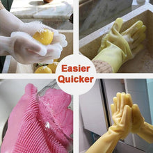 Load image into Gallery viewer, Magic Silicone Dish Washing Gloves