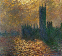 Load image into Gallery viewer, Houses of Parliament Stormy Sky