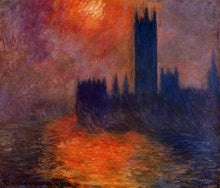 Load image into Gallery viewer, Houses of Parliament Sunset 1