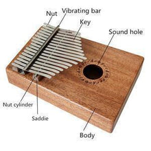 Load image into Gallery viewer, Gorgeous 17 Keys Kalimba(Great Christmas Gifts)