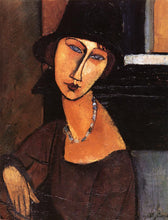 Load image into Gallery viewer, Jeanne Hebuterne with Hat and Necklace