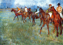 Load image into Gallery viewer, Jockeys in the Rain