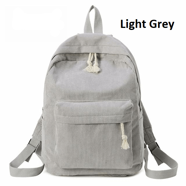 CORDUROY FASHION BACKPACK