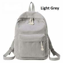 Load image into Gallery viewer, CORDUROY FASHION BACKPACK
