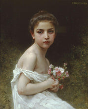 Load image into Gallery viewer, Little girl with a bouquet