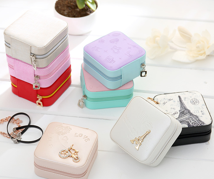 Travel jewelry box, Portable Travel Jewelry Case