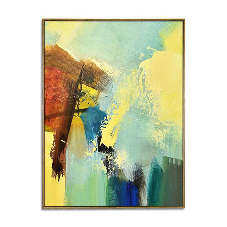 Abstract Expressionist Painting，Abstract Art, Modern Painting，Living Room Wall Art