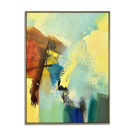 Abstract Expressionist Painting，Abstract Art, Modern Painting，Living Room Wall Art
