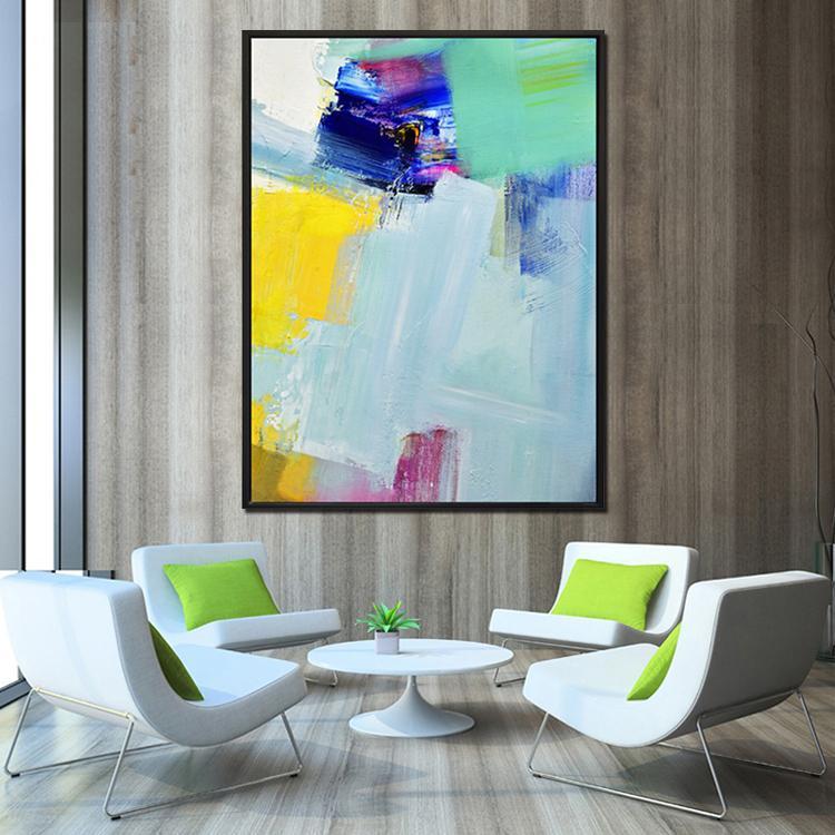 Abstract Canvas Wall Art, Modern Textured Painting, Ready to hang