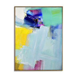 Abstract Canvas Wall Art, Modern Textured Painting, Ready to hang