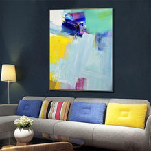 Load image into Gallery viewer, Abstract Canvas Wall Art, Modern Textured Painting, Ready to hang