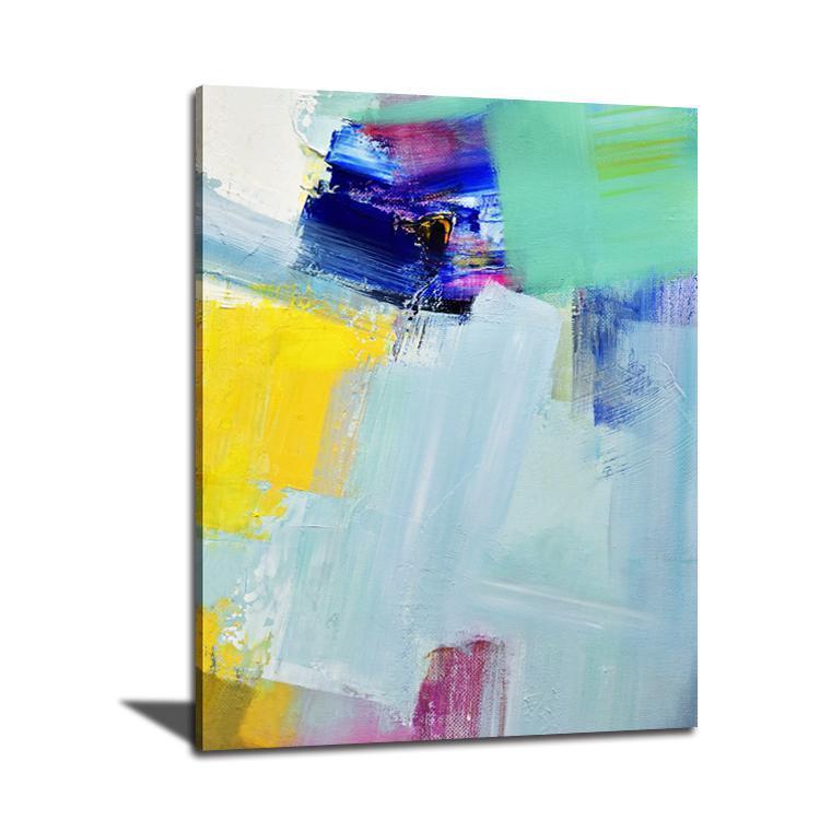 Abstract Canvas Wall Art, Modern Textured Painting, Ready to hang