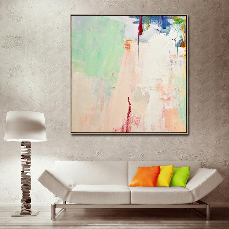 Large abstract canvas walls art,called of the mountains