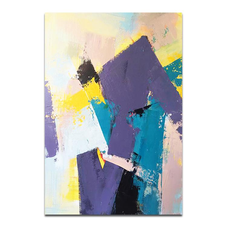 A painter paints abstract paintings，Figure painting