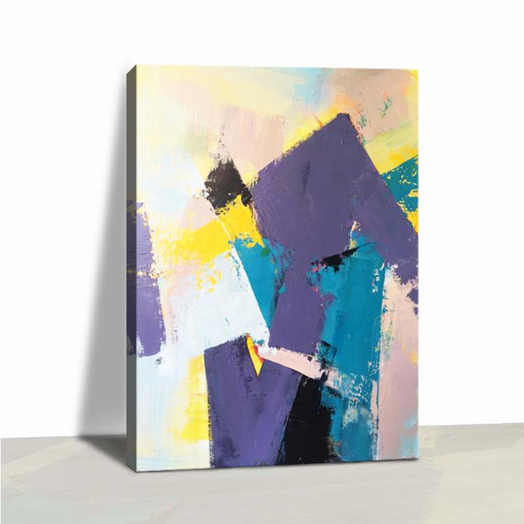 A painter paints abstract paintings，Figure painting