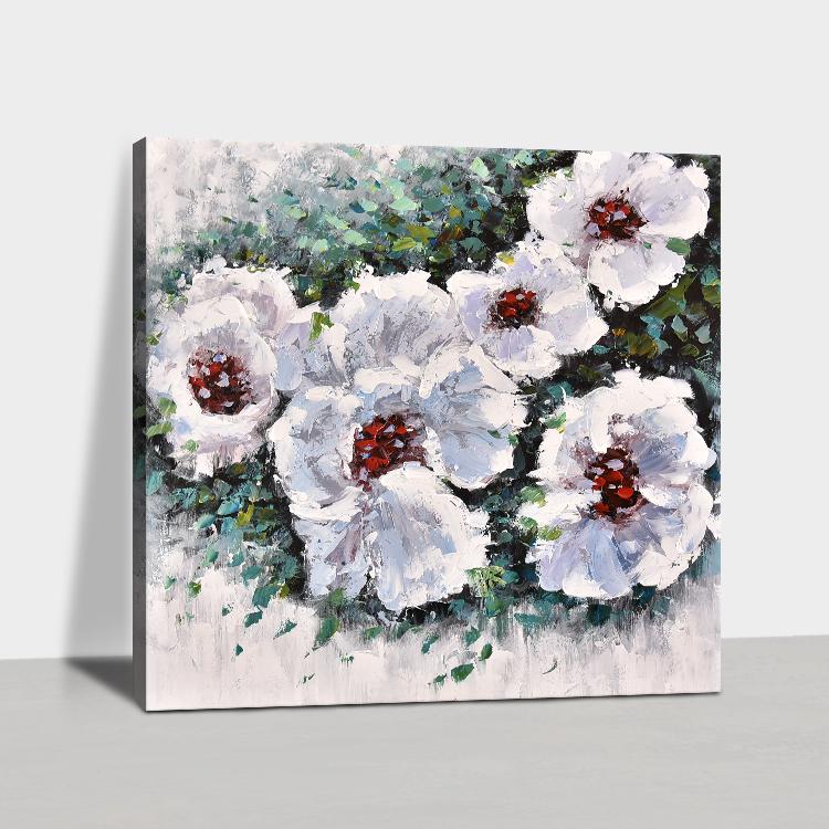 Hand painting - heavy oil color - flowers