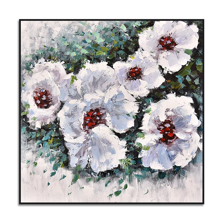 Hand painting - heavy oil color - flowers