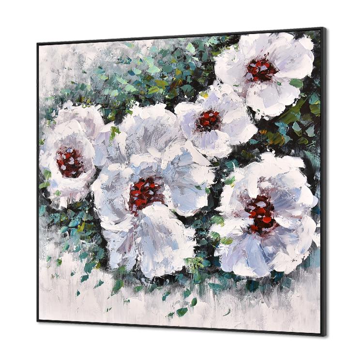 Hand painting - heavy oil color - flowers