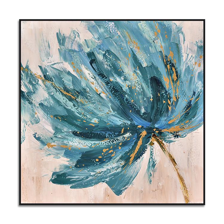 Flowers stirred by the breeze