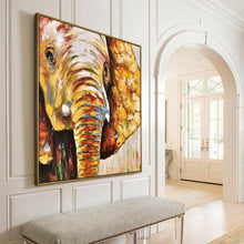 Load image into Gallery viewer, Yellow gold elephant