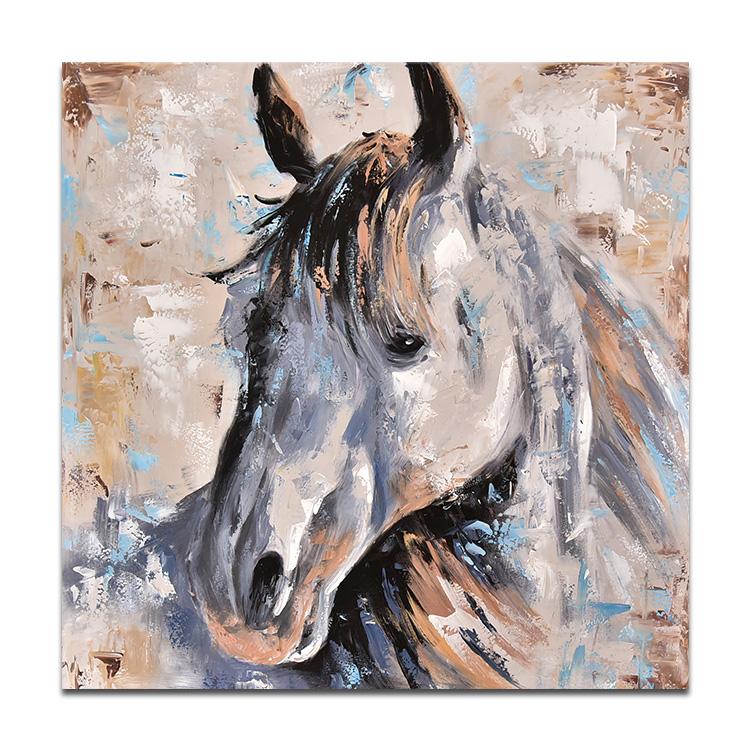 Horse painting abstract horse painting original horse painting