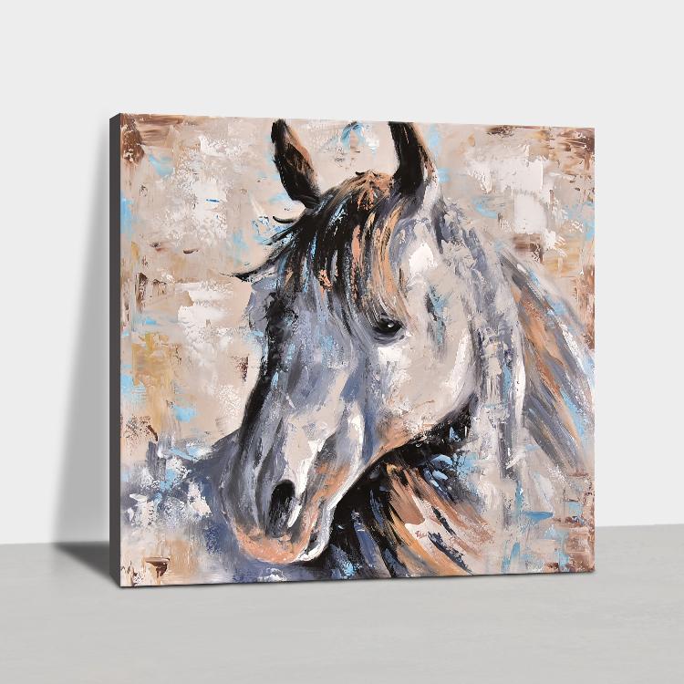 Horse painting abstract horse painting original horse painting