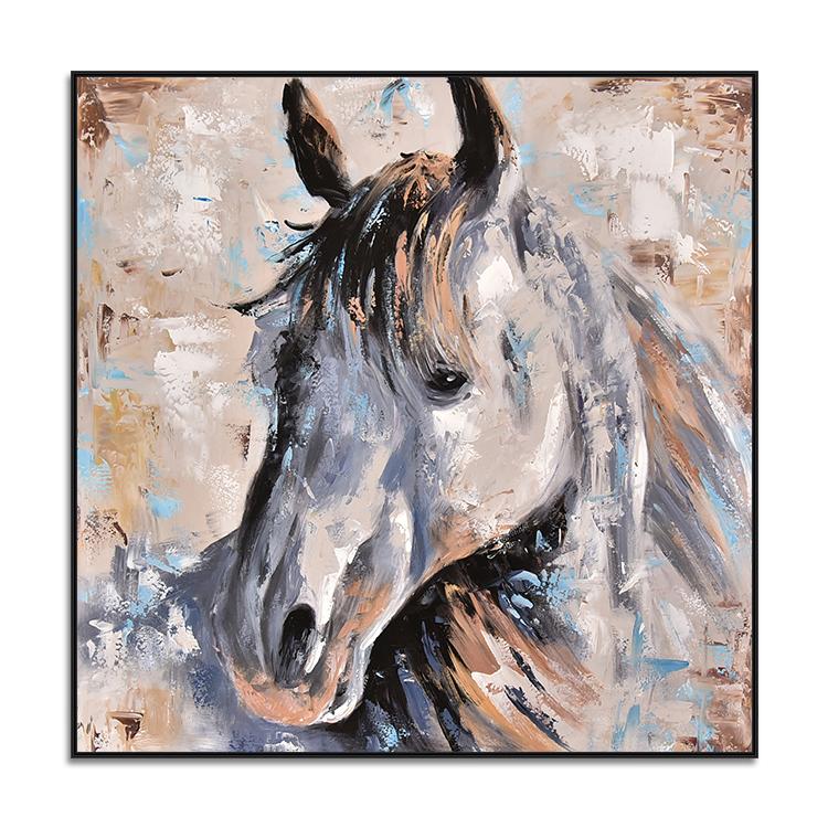 Horse painting abstract horse painting original horse painting