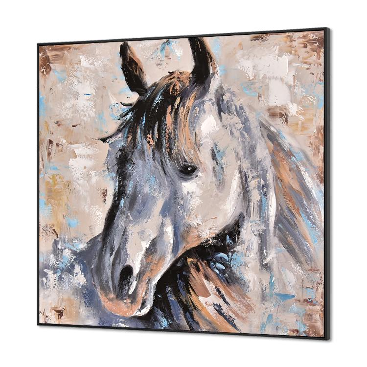 Horse painting abstract horse painting original horse painting