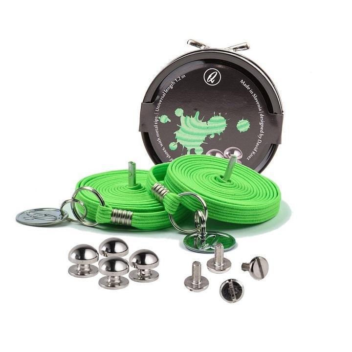 A Pair Of Elastic One Hand No-Tie Shoelaces