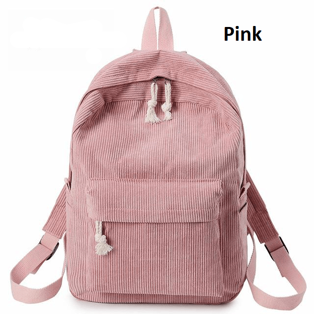 CORDUROY FASHION BACKPACK