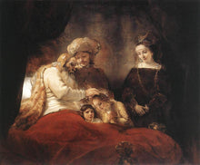 Load image into Gallery viewer, Rembrandt Jacob Blessing the Children of Joseph