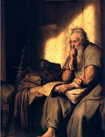 Rembrandt LA Potre Paul En Prison stuttgart 1627