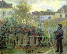 Load image into Gallery viewer, Renoir Painting In His Garden 1873