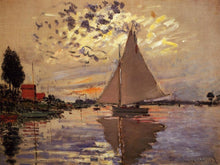 Load image into Gallery viewer, Sailboat at Le Petit Gennevilliers