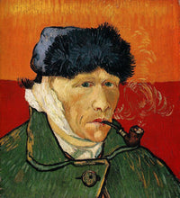 Load image into Gallery viewer, Self Portrait with Bandaged Ear and Pipe