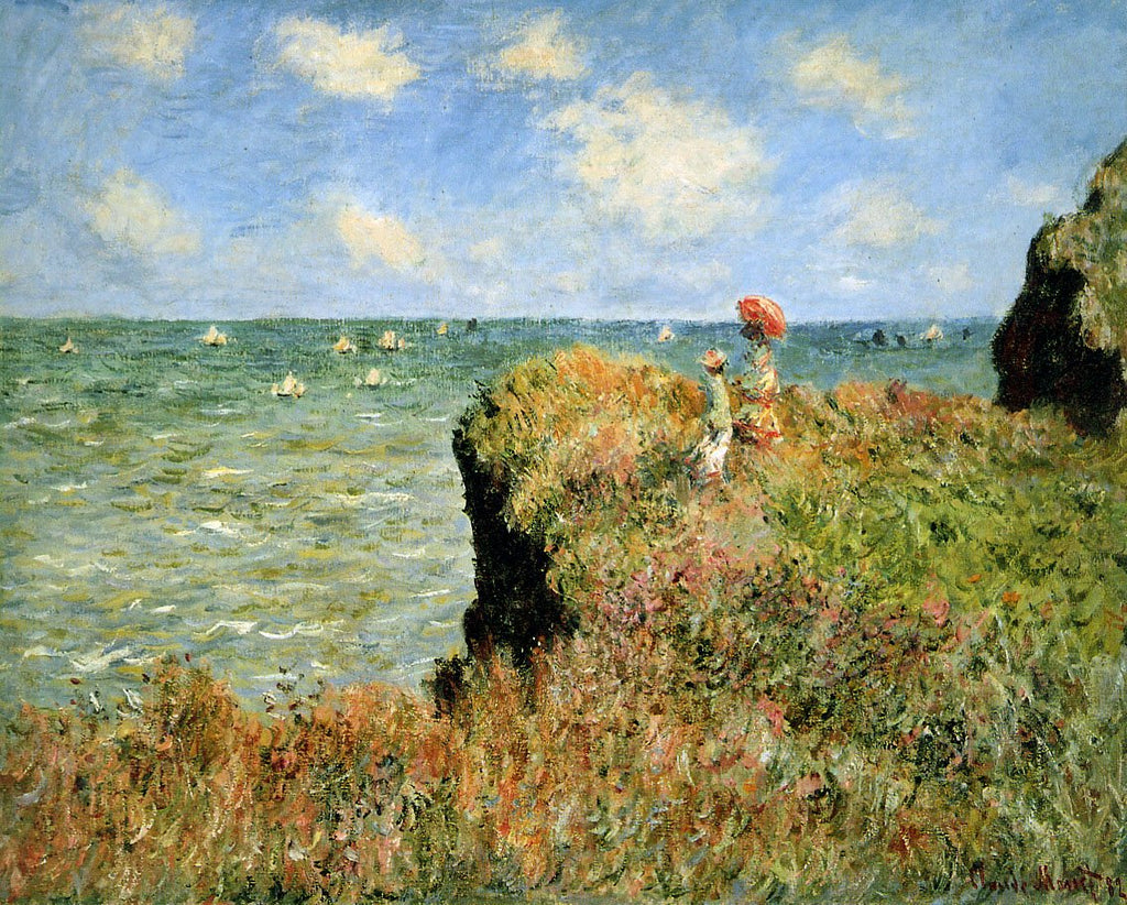 Stroll At The Rocks Of Pourville