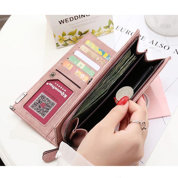 RFID Long Wallet Clutch Bag