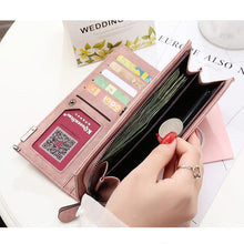 Load image into Gallery viewer, RFID Long Wallet Clutch Bag