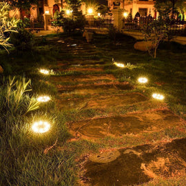Solar Powered LED Path Light