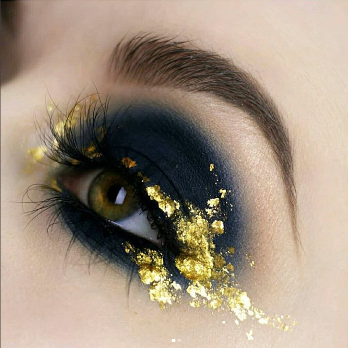 Gold  Mix Glitter Chunky Multi Purpose Dust Powder Arts &  Cosmetic Face Eye Body Nails Skin Hair Festival