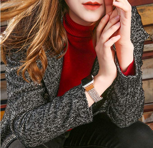 Luxury Crystal Metal Wristband For Apple watch