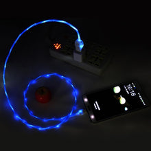 Load image into Gallery viewer, Cool LED  Light Flow Micro USB Cable