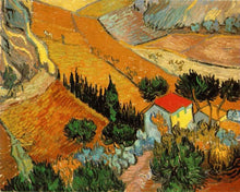 Load image into Gallery viewer, Valley with Ploughman Seen from Above