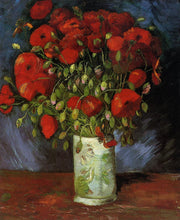 Load image into Gallery viewer, Vase with Red Poppies