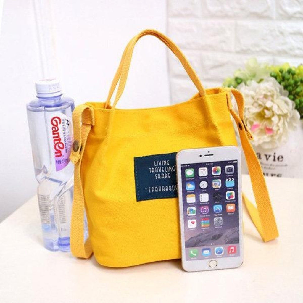 Canvas Durable Must-have Lightweight Handbag Crossbody Bag